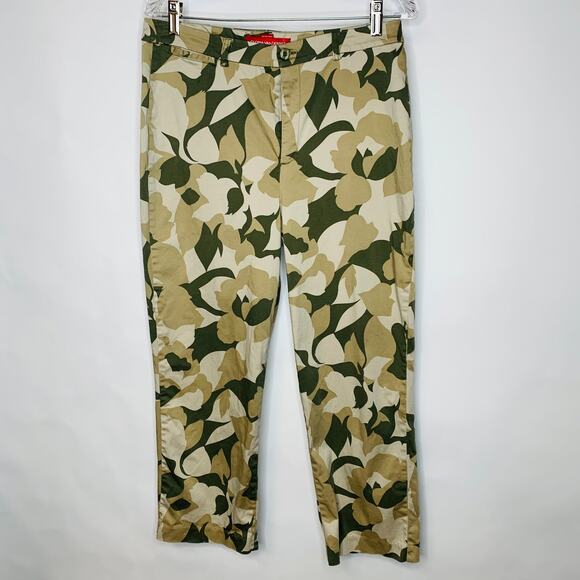 Gloria Vanderbilt Floral Camo Pants Sz 10 - Picture 2 of 5